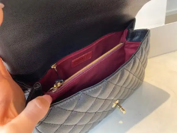 CHANEL LARGE FLAP BAG WITH TOP HANDLE