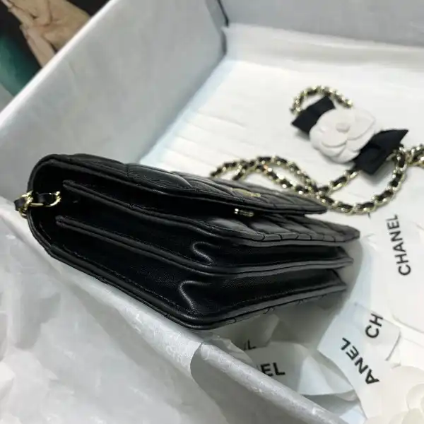 First bag ru CHANEL MINI WALLET ON CHAIN