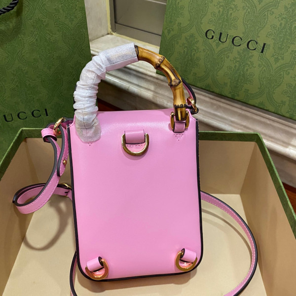 HOT SALE Gucci Bamboo mini handbag