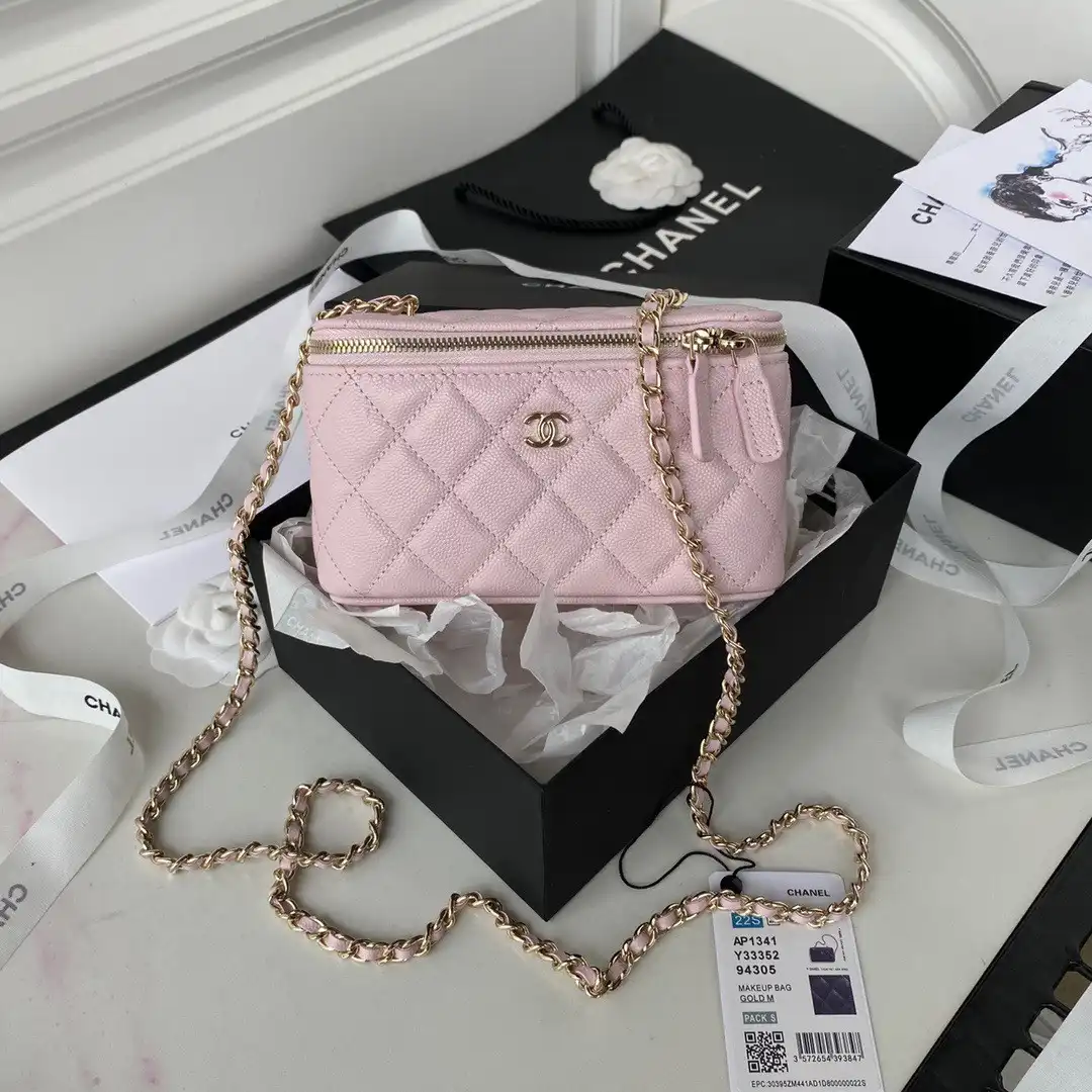 CHANEL SMALL VANITY WITH CHANELASSIC CHAIN