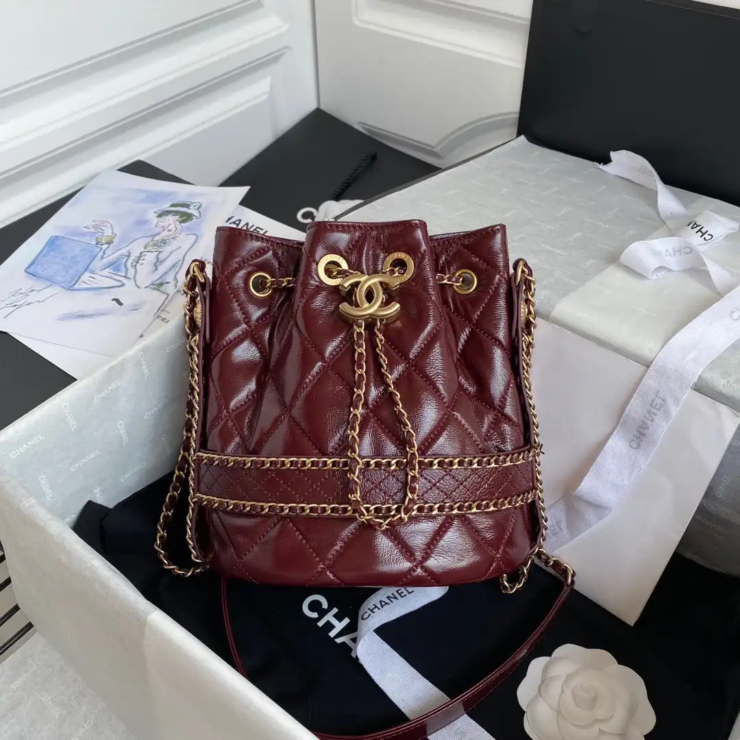 First bag ru CHANEL LARGE DRAWSTRING BAG