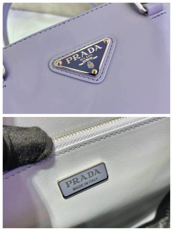 HOT SALE PRADA LARGE brushed leather tote