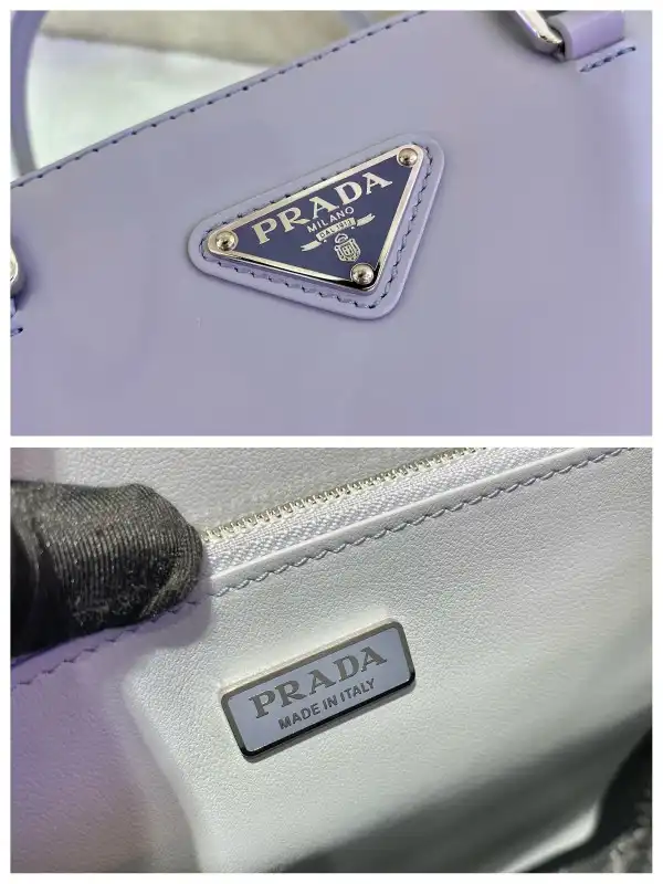 PRADA LARGE brushed leather tote