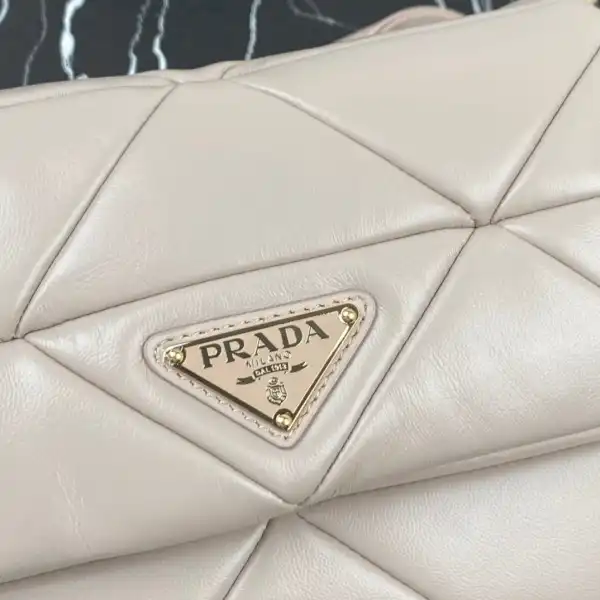 PRADA System nappa leather patchwork bag