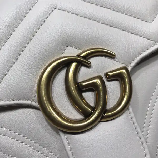 First Bag Ru GUCCI GG Marmont Small Top Handle Bag