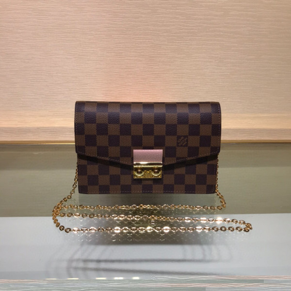 HOT SALE LOUIS VUITTON CROISETTE CHAIN WALLET