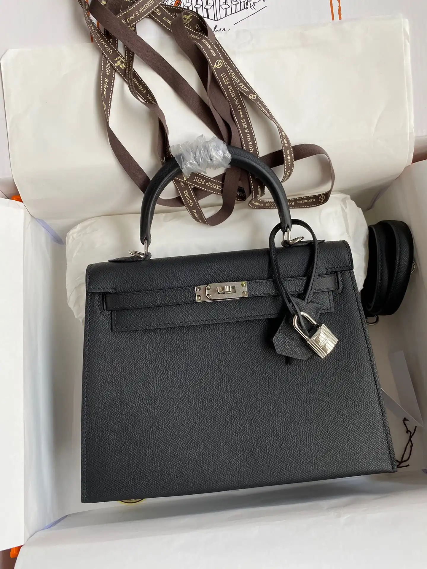 HERMES KELLY  ALL HANDMADE 25CM