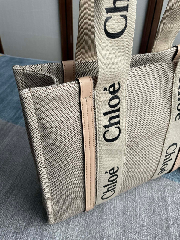 HOT SALE CHLOÉ MEDIUM WOODY TOTE BAG