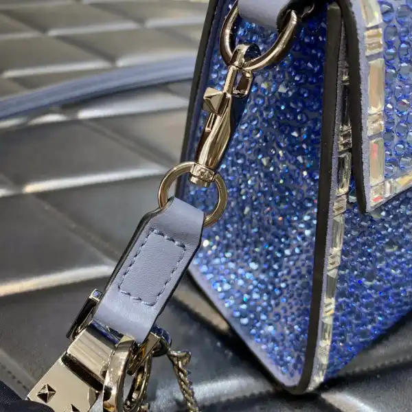 Bagsoffer VALENTINO MINI VSLING HANDBAG WITH SPARKLING EMBROIDERY