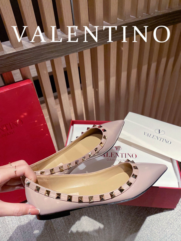 HOT SALE VALENTINO ROCKSTUD FLAT