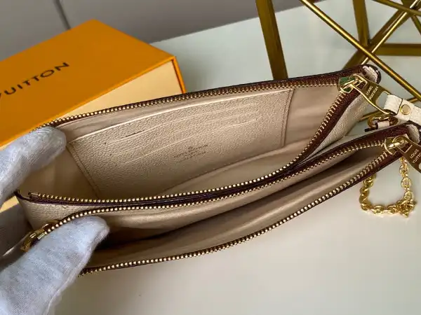 Affordable LOUIS VUITTON DOUBLE ZIP POCHETTE