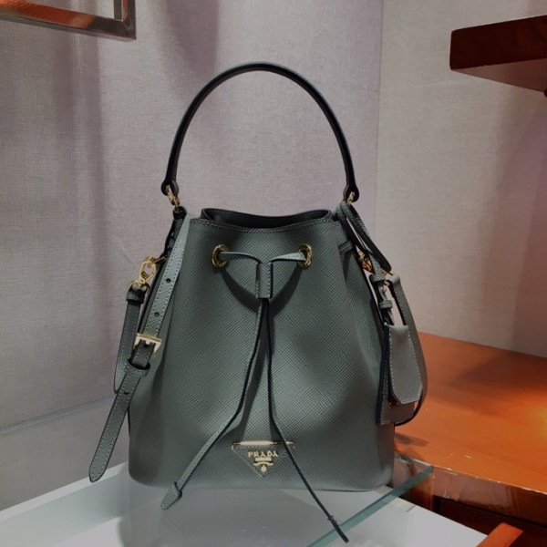 HOT SALE PRADA Saffiano Leather Bucket Bag