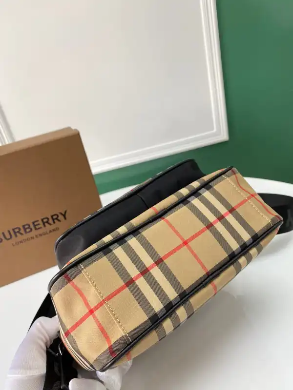 Frstbag ru BURBERRY Vintage Check and Leather Crossbody Bag