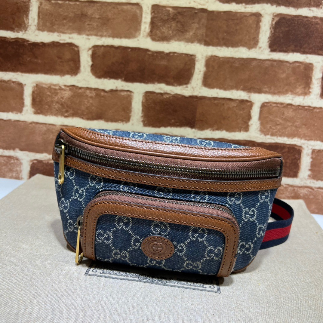 HOT SALE Gucci Belt bag with Interlocking G