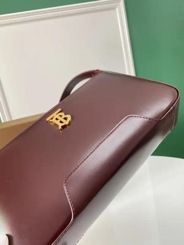 BURBERRY Leather TB Shoulder Bag