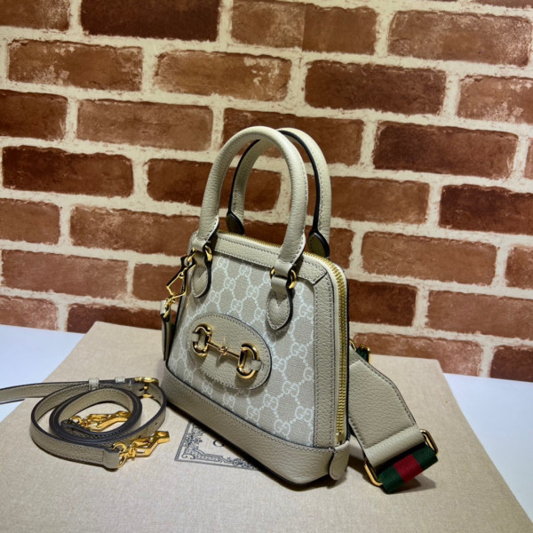 HOT SALE GUCCI Horsebit 1955 GG mini bag