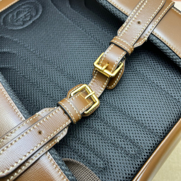 HOT SALE Gucci Medium backpack with Interlocking G