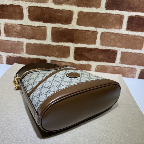 HOT SALE GUCCI Large shoulder bag with Interlocking G