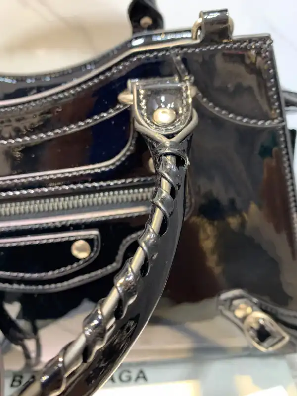 BALENCIAGA NEO CHANELASSIC SMALL TOP HANDLE BAG