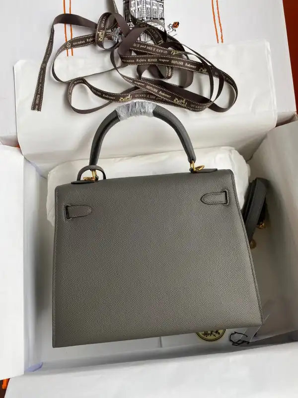 Bagsoffer HERMES KELLY  ALL HANDMADE 25CM