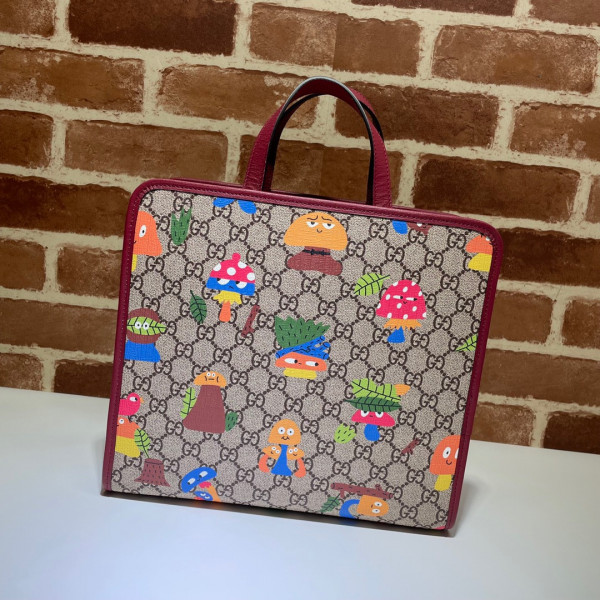 HOT SALE GUCCI Children's woodland tote bag