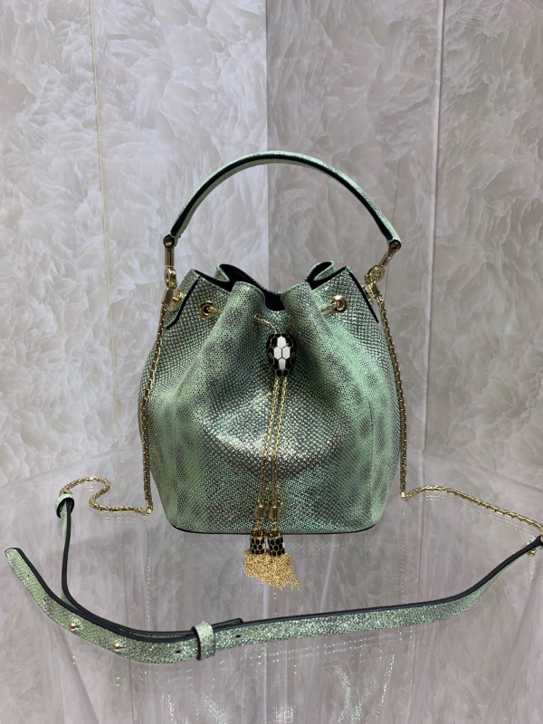 HOT SALE BVLGARI SERPENTI FOREVER BUCKET BAG