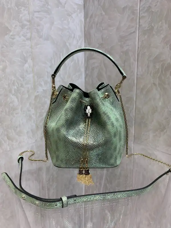 First bag ru BVLGARI SERPENTI FOREVER BUCKET BAG