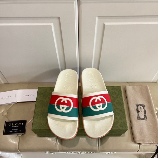 HOT SALE GUCCI Interlocking G slide sandal