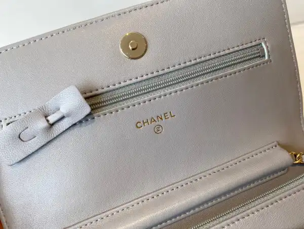 CHANEL CHAIN WALLET LAMBSKIN