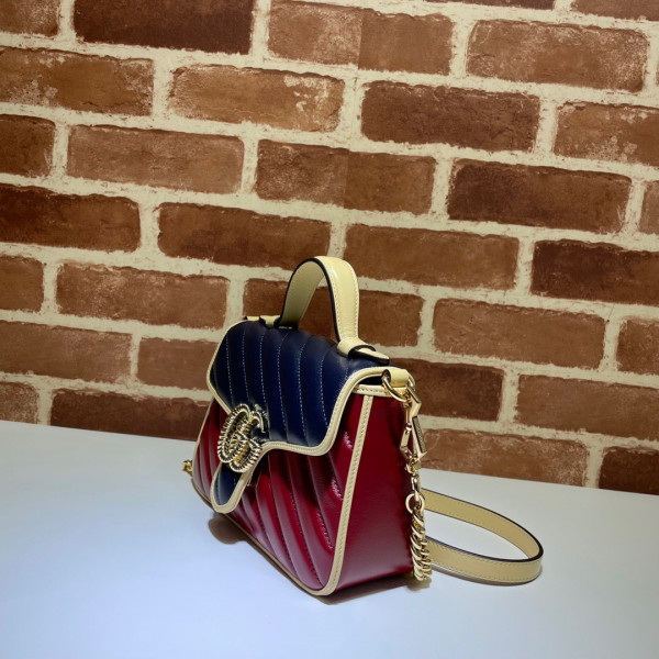 HOT SALE GUCCI GG Marmont Mini Top Handle Bag