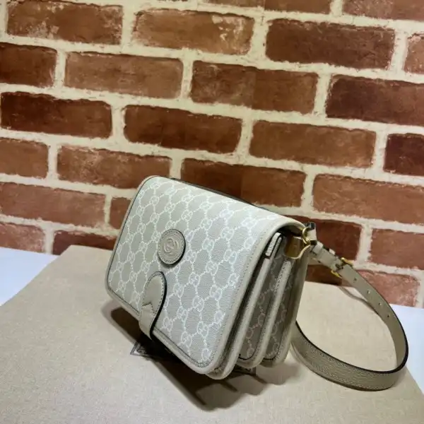 First bag ru GUCCI Mini shoulder bag with Interlocking G