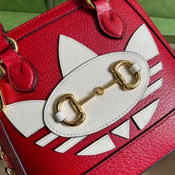 Cheap TO adidas x Gucci Horsebit 1955 mini bag