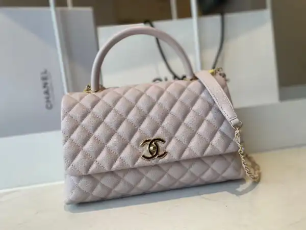 CHANEL LARGE FLAP BAG WITH TOP HANDLE