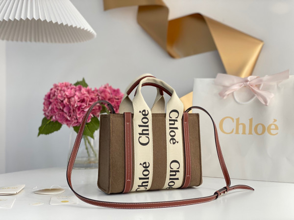 HOT SALE CHLOÉ small woody tote bag