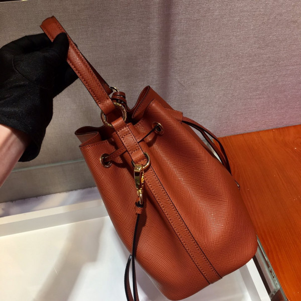 HOT SALE PRADA Saffiano Leather Bucket Bag