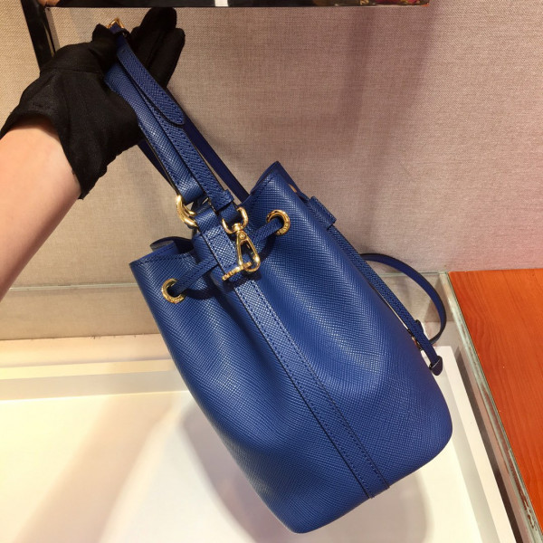 HOT SALE PRADA Saffiano Leather Bucket Bag