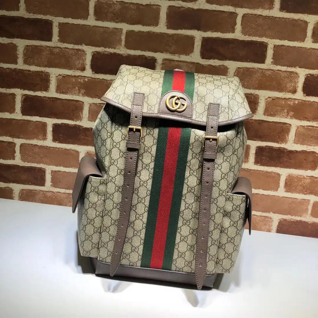 First Bag Ru Gucci Ophidia GG medium backpack