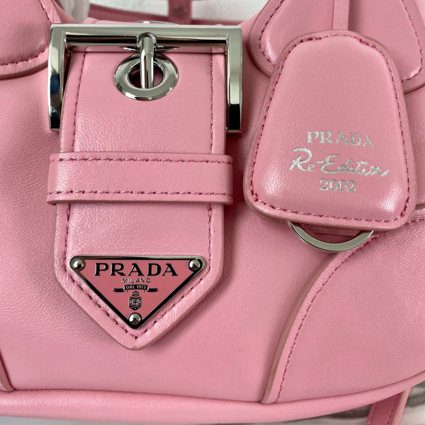 HOT SALE PRADA Moon padded nappa-leather bag