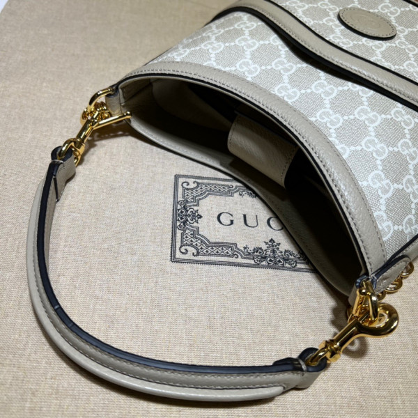 HOT SALE GUCCI Large shoulder bag with Interlocking G