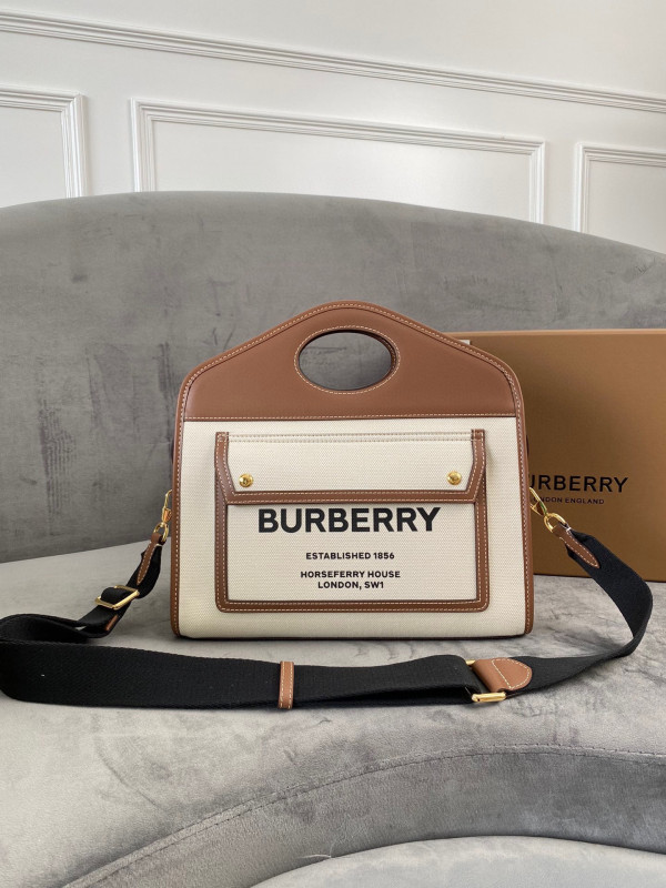 HOT SALE BURBERRY SMALL Pocket Tote