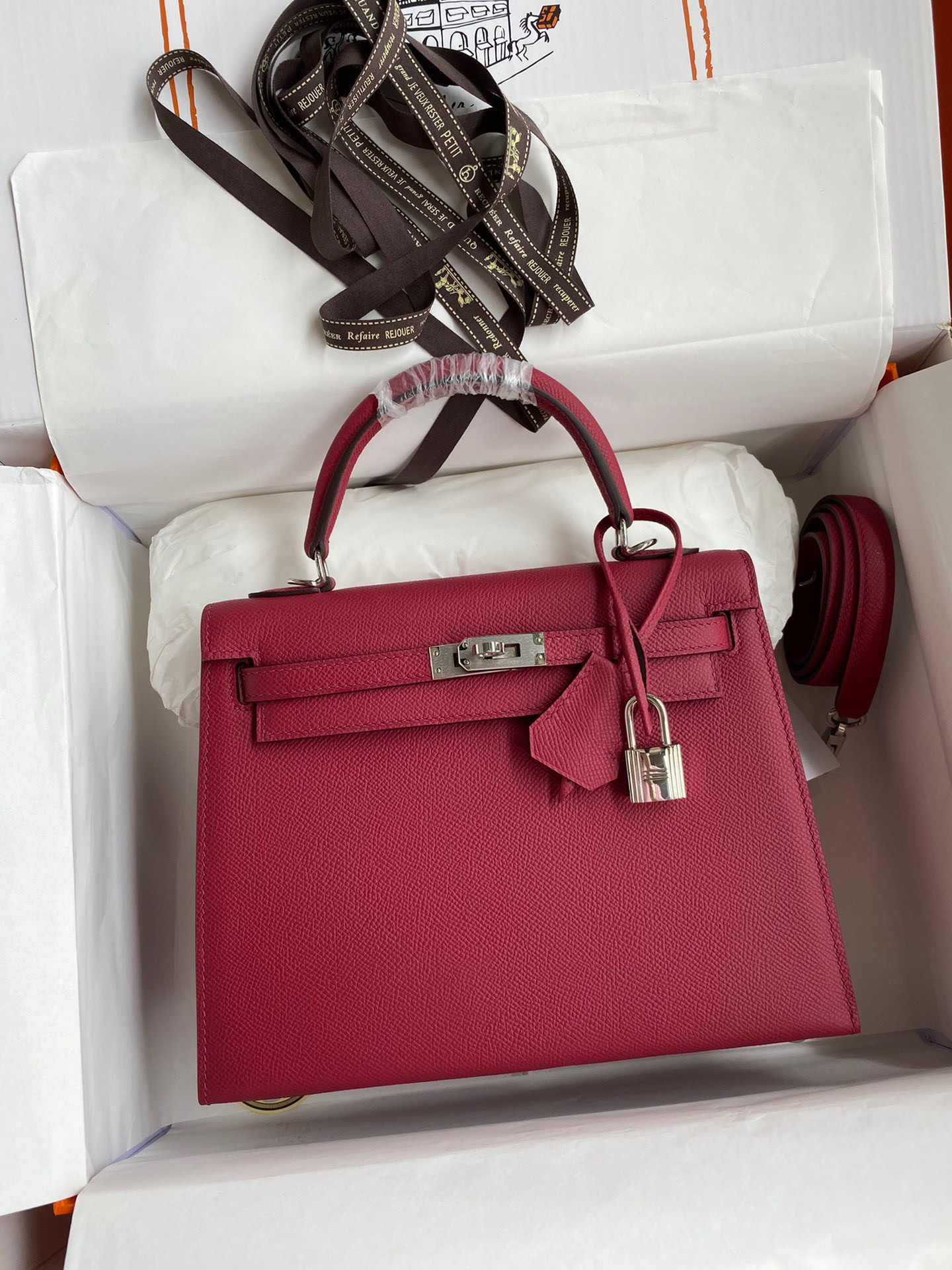 HOT SALE HERMES KELLY  ALL HANDMADE 25CM