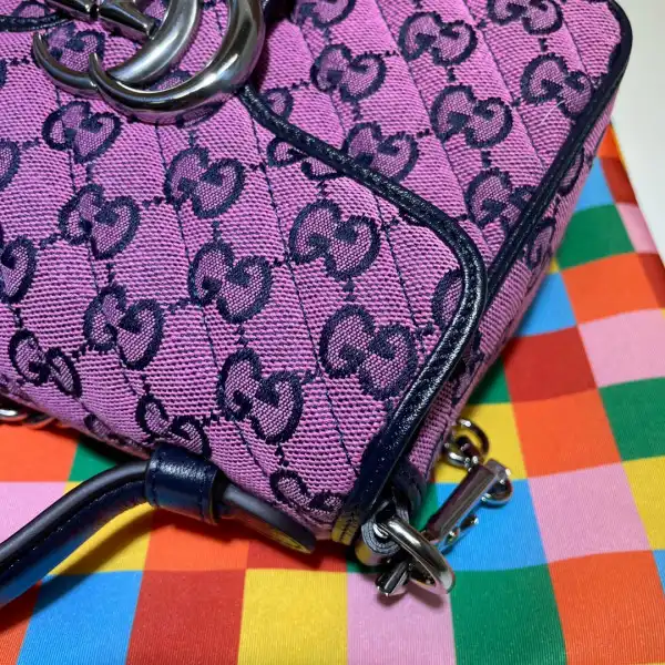 GUCCI GG Marmont Mini Top Handle Bag