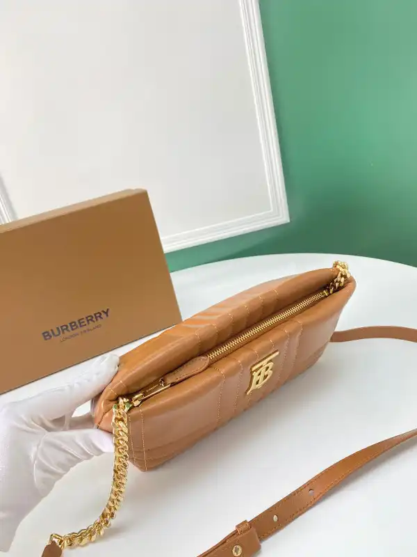 BURBERRY Small Quilted Lambskin Soft Lola Bag