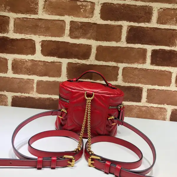 First bag ru GUCCI GG Marmont mini backpack