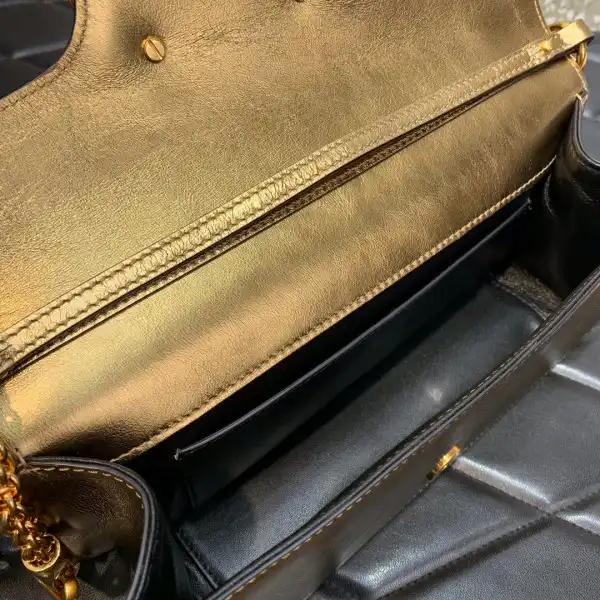 VALENTINO LOCÒ CALFSKIN SHOULDER BAG