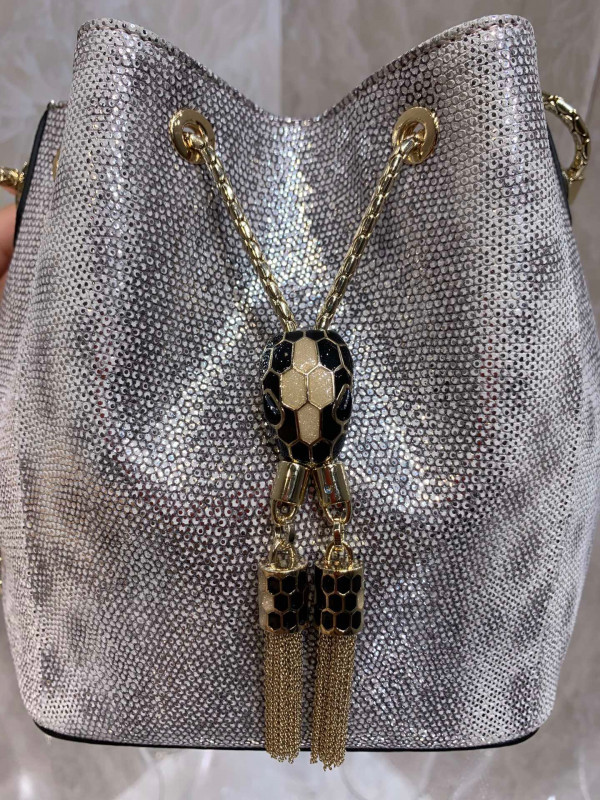 HOT SALE BVLGARI SERPENTI FOREVER BUCKET BAG