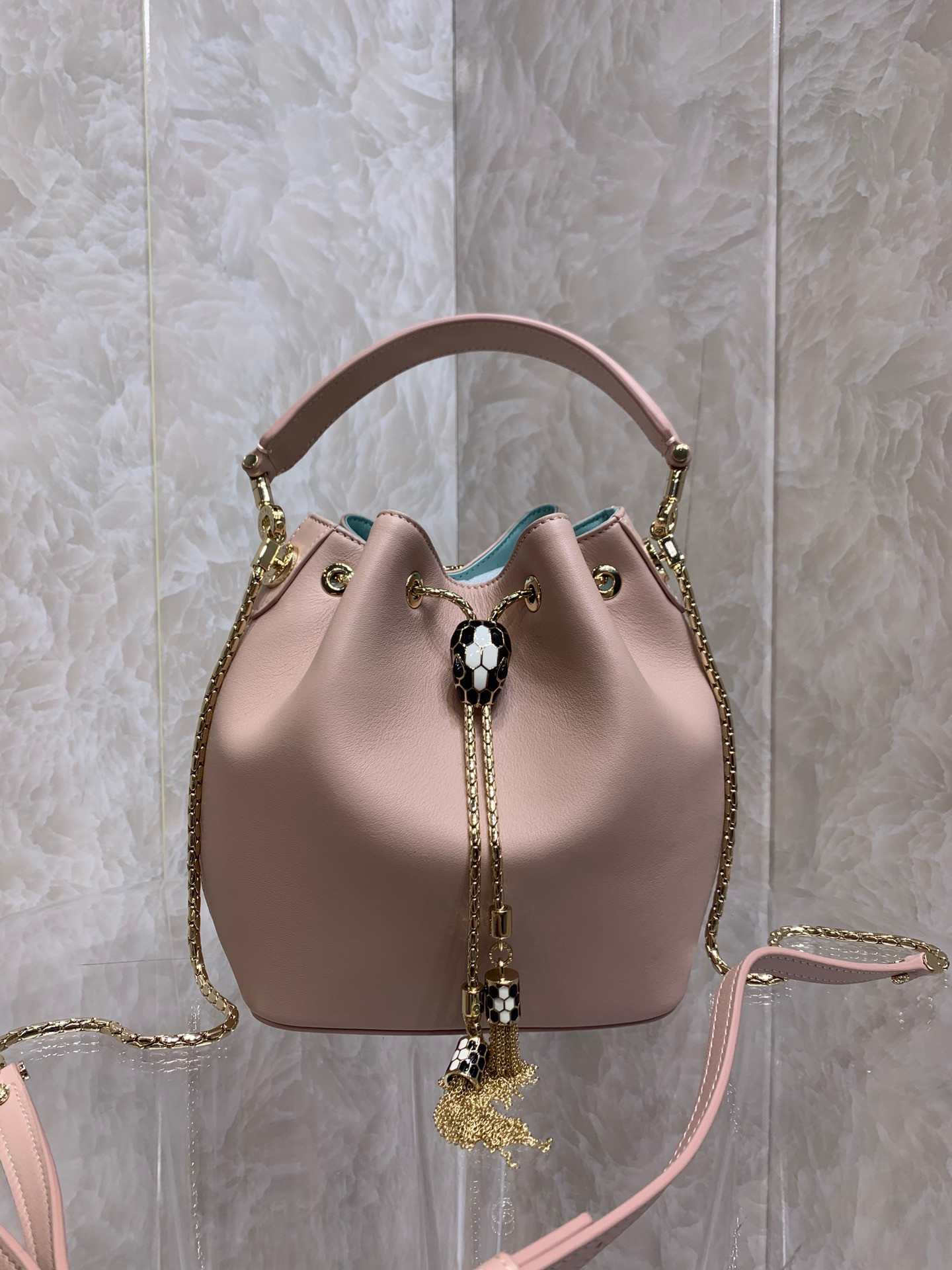 HOT SALE BVLGARI SERPENTI FOREVER BUCKET BAG