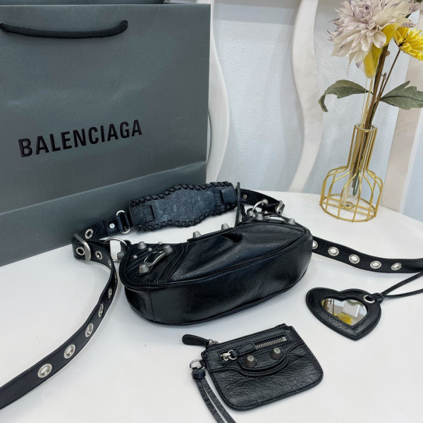 HOT SALE BALENCIAGA WOMEN'S LE CAGOLE XS SHOULDER BAG