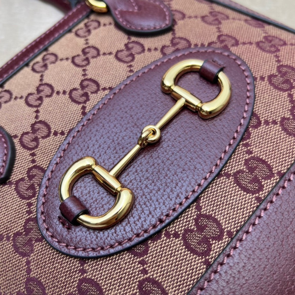 HOT SALE GUCCI Horsebit 1955 GG mini bag