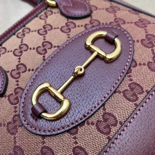 Cheap TO GUCCI Horsebit 1955 GG mini bag